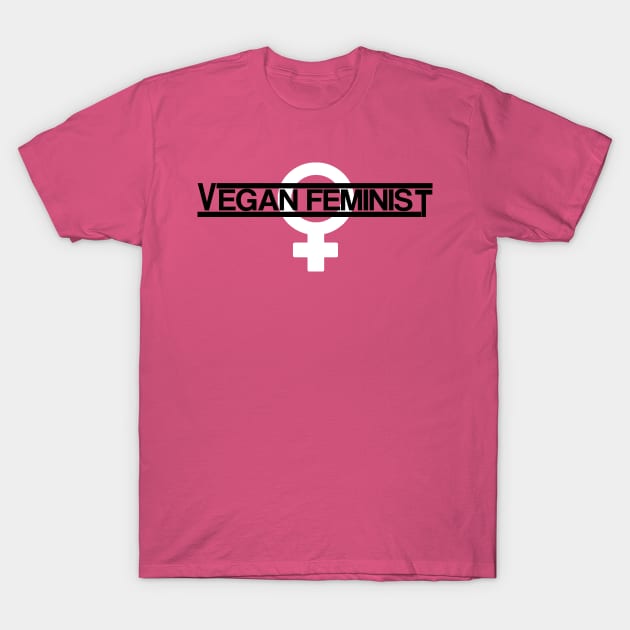 Feminist Vegan T-Shirt by nerdyveganshop